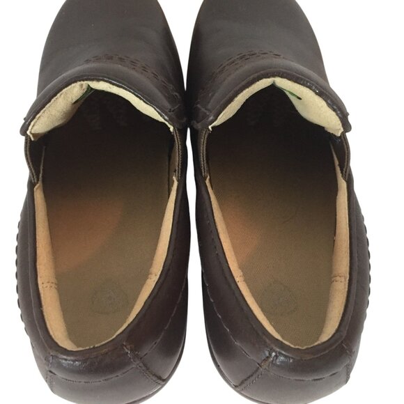 Ariat Clogs Brown Leather Womens 9C ASTM Saftey Composite Toe Slip-On - Picture 3 of 12